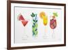 Summer Drinks-Cat Coquillette-Framed Giclee Print