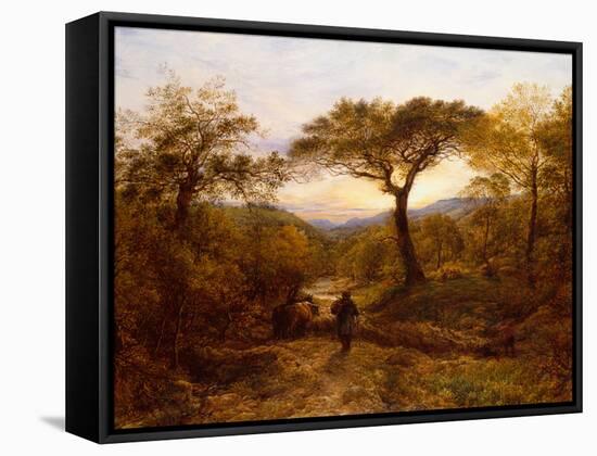 Summer Evening, 1853-John Linnell-Framed Stretched Canvas