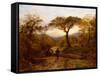 Summer Evening, 1853-John Linnell-Framed Stretched Canvas