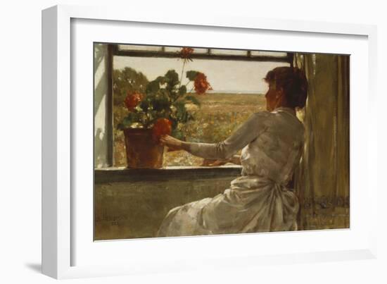 Summer Evening, 1886-Childe Hassam-Framed Giclee Print