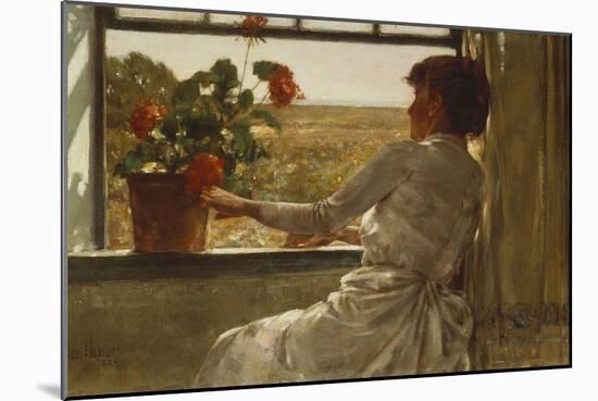 Summer Evening, 1886-Childe Hassam-Mounted Giclee Print