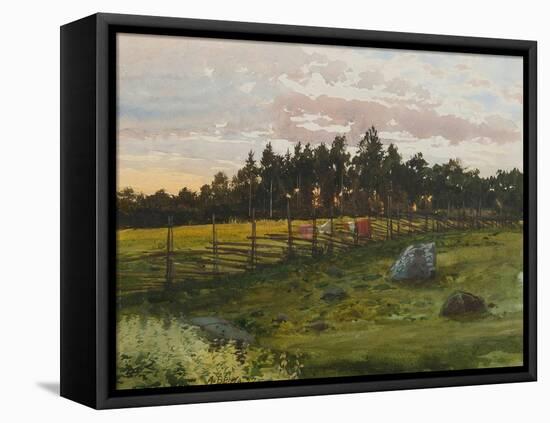 Summer Evening, 1893-Albert Nikolayevich Benois-Framed Stretched Canvas