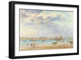 Summer Evening, 1912 (Oil on Canvas)-Philip Wilson Steer-Framed Premium Giclee Print