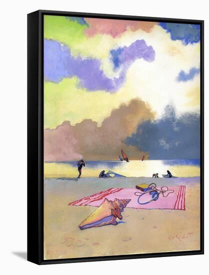 Summer Evening, 1980s-George Adamson-Framed Stretched Canvas