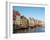 Summer Evening at Nyhavn Harbour, Copenhagen, Denmark, Scandinavia, Europe-Jean Brooks-Framed Photographic Print