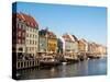 Summer Evening at Nyhavn Harbour, Copenhagen, Denmark, Scandinavia, Europe-Jean Brooks-Stretched Canvas