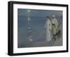 Summer Evening at Skagen Beach – The Artist and his Wife-Peter Severin Kroyer-Framed Giclee Print