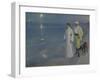 Summer Evening at Skagen Beach – The Artist and his Wife-Peter Severin Kroyer-Framed Giclee Print