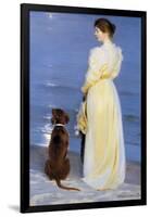 Summer Evening at Skagen-Peter Severin Kroyer-Framed Giclee Print