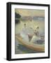 Summer Evening, Borga Harbour, 1889-Albert Edelfelt-Framed Giclee Print