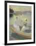 Summer Evening, Borga Harbour, 1889-Albert Edelfelt-Framed Giclee Print