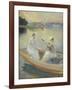 Summer Evening, Borga Harbour. 1889-Albert Edelfelt-Framed Giclee Print