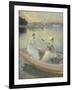 Summer Evening, Borga Harbour. 1889-Albert Edelfelt-Framed Giclee Print