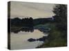 Summer evening by Kitty Lange Kielland-Kitty Lange Kielland-Stretched Canvas