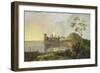 Summer Evening (Caernarvon Castle) c.1764-65-Richard Wilson-Framed Giclee Print