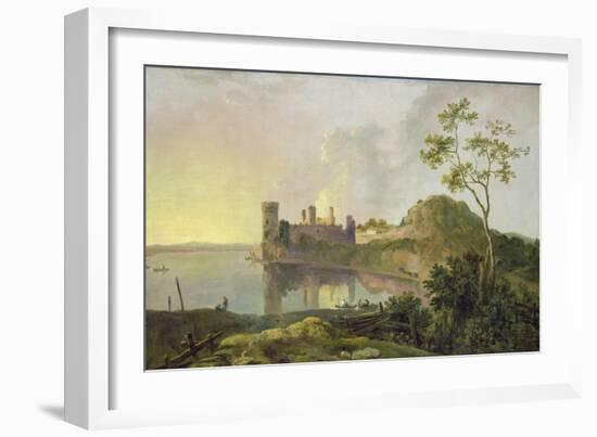 Summer Evening (Caernarvon Castle) c.1764-65-Richard Wilson-Framed Giclee Print