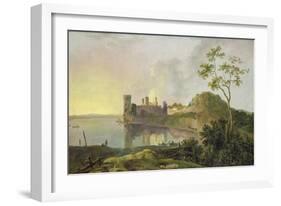 Summer Evening (Caernarvon Castle) c.1764-65-Richard Wilson-Framed Giclee Print