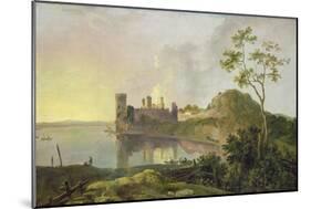 Summer Evening (Caernarvon Castle) c.1764-65-Richard Wilson-Mounted Giclee Print