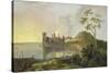 Summer Evening (Caernarvon Castle) c.1764-65-Richard Wilson-Stretched Canvas