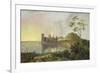 Summer Evening (Caernarvon Castle) c.1764-65-Richard Wilson-Framed Giclee Print