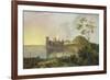 Summer Evening (Caernarvon Castle) c.1764-65-Richard Wilson-Framed Giclee Print