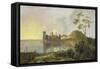 Summer Evening (Caernarvon Castle) c.1764-65-Richard Wilson-Framed Stretched Canvas