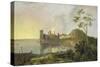 Summer Evening (Caernarvon Castle) c.1764-65-Richard Wilson-Stretched Canvas