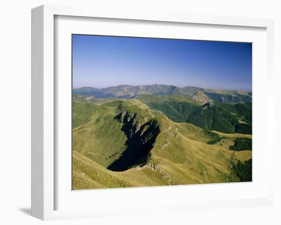 Summer Evening, Cantal, Massif Central, Auvergne, France, Europe-David Hughes-Framed Photographic Print