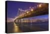Summer Evening Cityscape San Francisco - Bay Bridge-Vincent James-Stretched Canvas