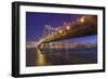 Summer Evening Cityscape San Francisco - Bay Bridge-Vincent James-Framed Photographic Print