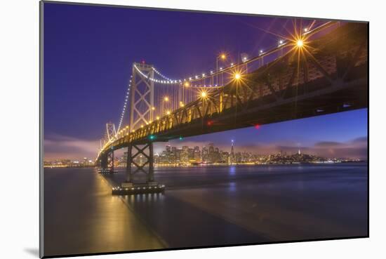 Summer Evening Cityscape San Francisco - Bay Bridge-Vincent James-Mounted Photographic Print