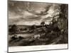 Summer Evening, from Various Subjects of Landscape Characteristic of English Scenery-John Constable-Mounted Giclee Print