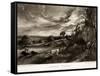 Summer Evening, from Various Subjects of Landscape Characteristic of English Scenery-John Constable-Framed Stretched Canvas