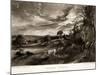 Summer Evening, from Various Subjects of Landscape Characteristic of English Scenery-John Constable-Mounted Giclee Print