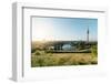 Summer Evening in the Olympic Park, Munich, Bavaria, Germany-Steve Simon-Framed Photographic Print