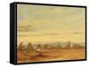 Summer - Evening Landscape-John Constable-Framed Stretched Canvas