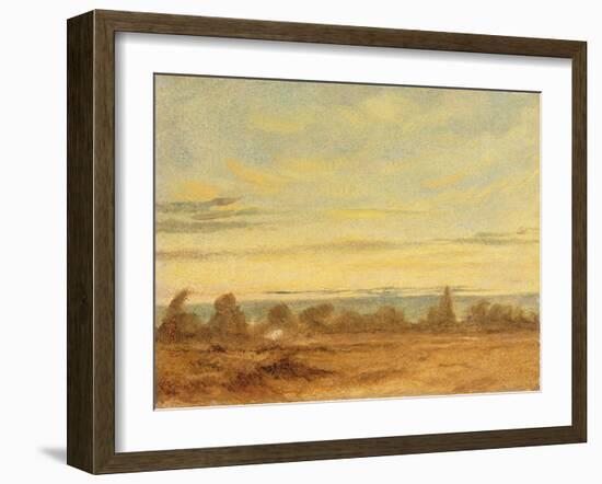 Summer - Evening Landscape-John Constable-Framed Giclee Print
