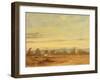 Summer - Evening Landscape-John Constable-Framed Giclee Print