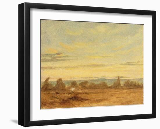 Summer - Evening Landscape-John Constable-Framed Giclee Print