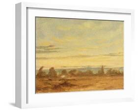 Summer - Evening Landscape-John Constable-Framed Giclee Print