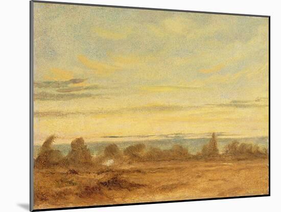 Summer - Evening Landscape-John Constable-Mounted Giclee Print