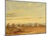 Summer - Evening Landscape-John Constable-Mounted Giclee Print