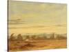 Summer - Evening Landscape-John Constable-Stretched Canvas