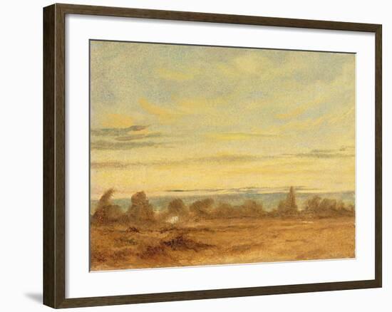 Summer - Evening Landscape-John Constable-Framed Giclee Print