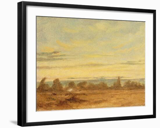 Summer - Evening Landscape-John Constable-Framed Giclee Print