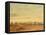 Summer - Evening Landscape-John Constable-Framed Stretched Canvas