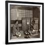 Summer Evening Meal at a Hotel, Hiroshima, Japan, 1904-Underwood & Underwood-Framed Photographic Print