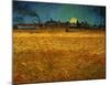 Summer Evening Near Arles-Vincent van Gogh-Mounted Giclee Print