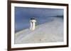 Summer Evening on Skagen's Southern Beach – 1893-Peter Severin Kroyer-Framed Giclee Print
