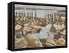 Summer Evening on the Alster-River, Hamburg-Max Liebermann-Framed Stretched Canvas